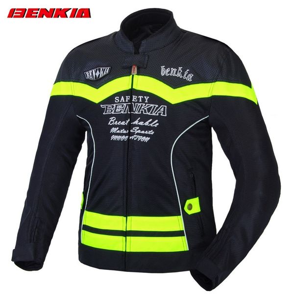 

benkia js55 motorcycle jacket summer breathablemotocross jacket motorcycle racing suit mesh ventilation riding anti-fall