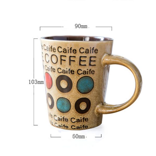 

creative ceramic coffee mug eco-friendly portable milk retro europe style beer mug juice shenglaike1