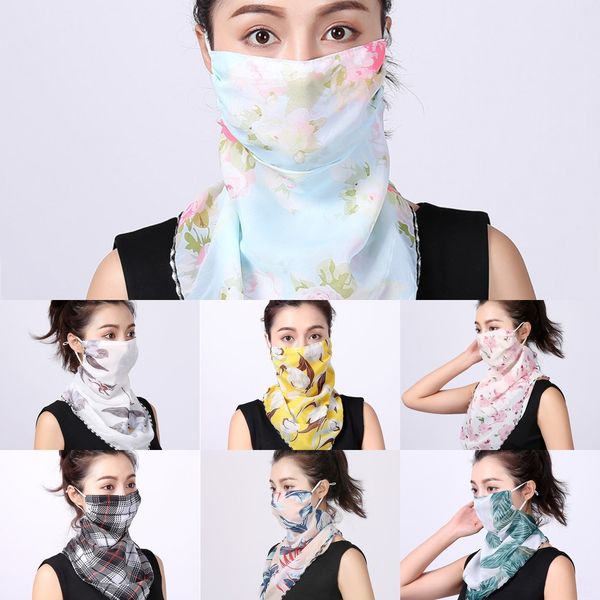 

ycqii 3d balaclava cover mask neck gaiter bicycle fishing scarf bandana shield mask headwear ring scarf bicycle face, Black