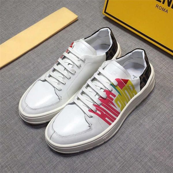 

2020fendi low in pelle bianca trainer sneakers sneaker shoes with original box, Blue;gray