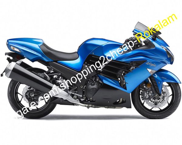 

мотоцикл для kawasaki zx14r 2012 2013 2014 2015 zzr1400 zx-14r 12 13 14 15 zzr 1400 blue black (литье под давлением