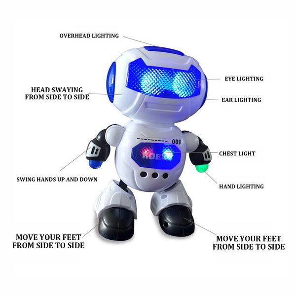 

игрушки для детей танец и музыка robot действие детские электромобили игрушки хен танец робота маячок музыка
