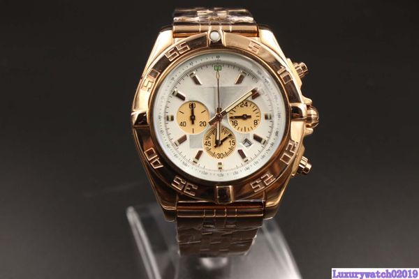 

elegant special fine brand quartz-watches men white dial analog gold case & skeleton rose gold band avenger 1884 chronometer digital watch, Slivery;brown