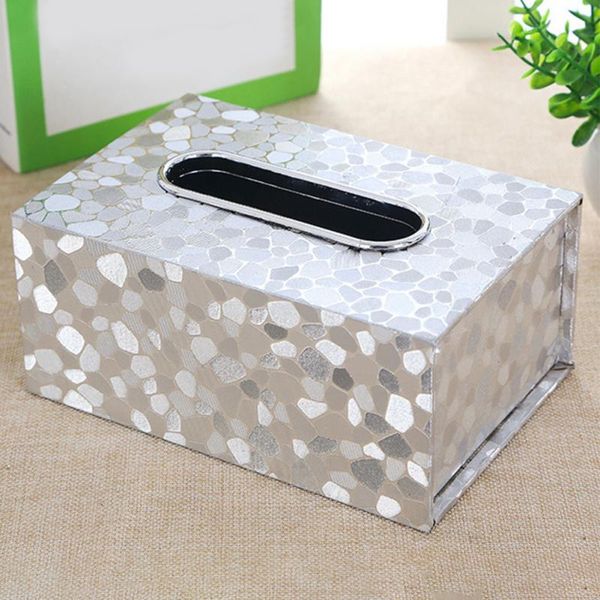 

paper rack elegant car fashion home rectangular pu leather shaped tissue box container towel napkin tissue holder