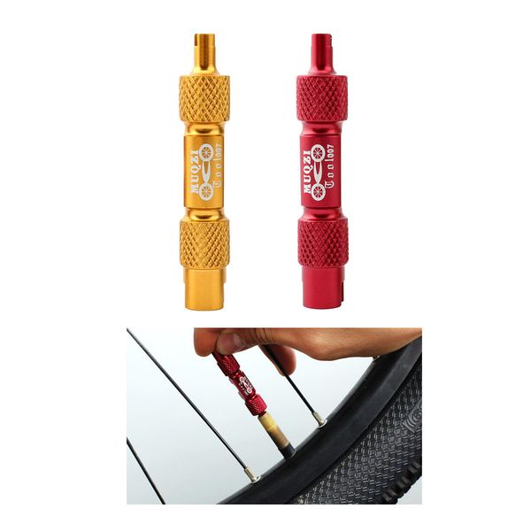 

2pcs bicycle bike tire valve core removal presta tire valve core remover