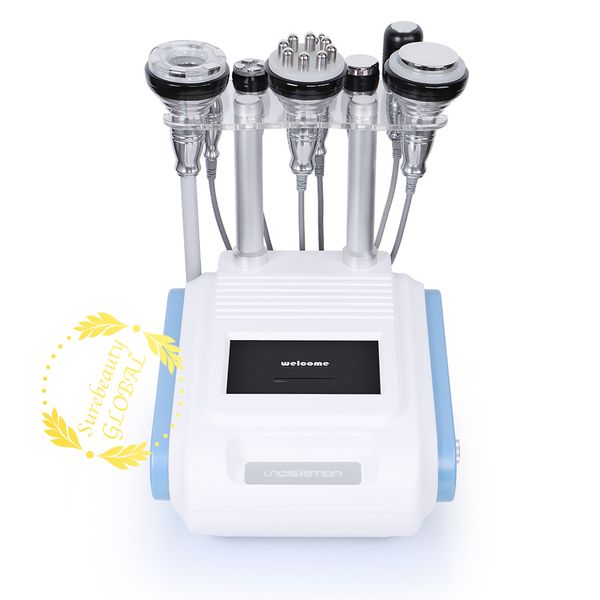 Multifunzione Cavitazione RF Vacuum Machine Hot Cold Hammer Pori Spot Removal Cura della pelle Face Lifting Body Slimming Beauty Machine