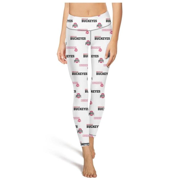 

Ohio tate buckeye football logo red and black yoga pant women 039 with pocket yoga pant training yoga legging port oft ummer legg, White;red