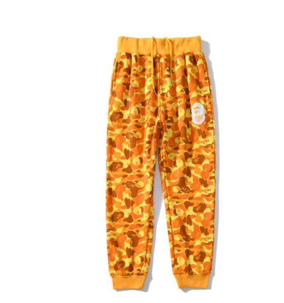 2020 Yellow Autumn And Winter Camouflage Thin Style Men S Casual Loose Pants Youth Leg Pants Unique Personality Pants Free Shpping From Fireworm 52 97 Dhgate Com