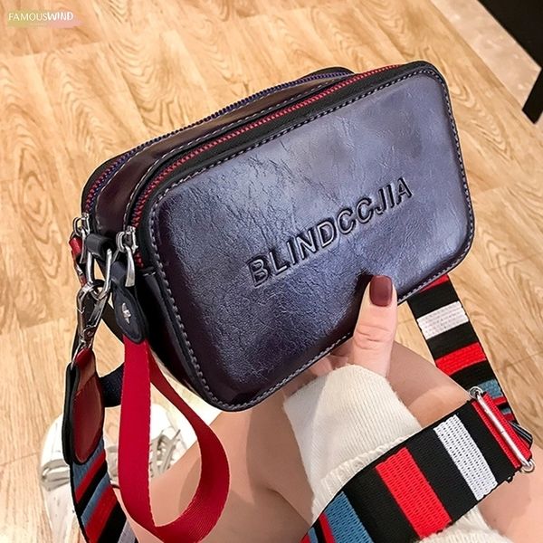 

женская сумка новая сумка мода маленькая квадратная сумка девушка сумка широкий ремень черный crossbody кожа bolsos mujer 2020