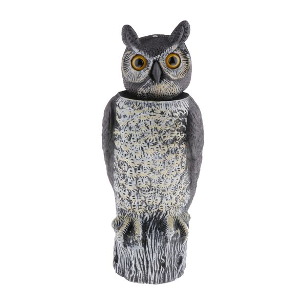 

премиум птица репеллент поддельный сова манок пугало переключающий для сада