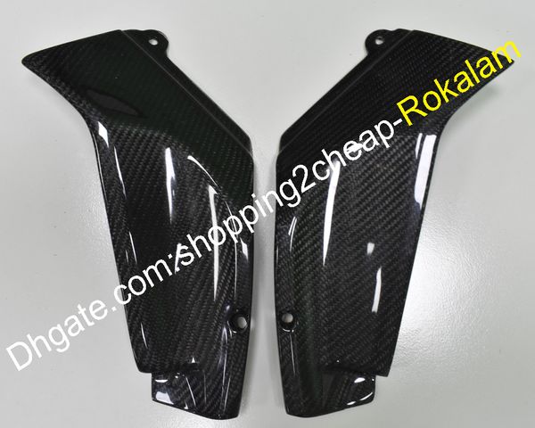 Carbon Fiber Chefe ingestão tubo Duct Cover Para Yamaha YZF1000 R1 1998 1999 2000 2001 YZF 1000 Kit Moto carenagem peças de reposição