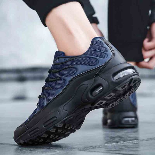 

shoes men air cushion mesh casual shoes summer autumn walking classic mens sneakers outdoor fashion male footwear 45, Black