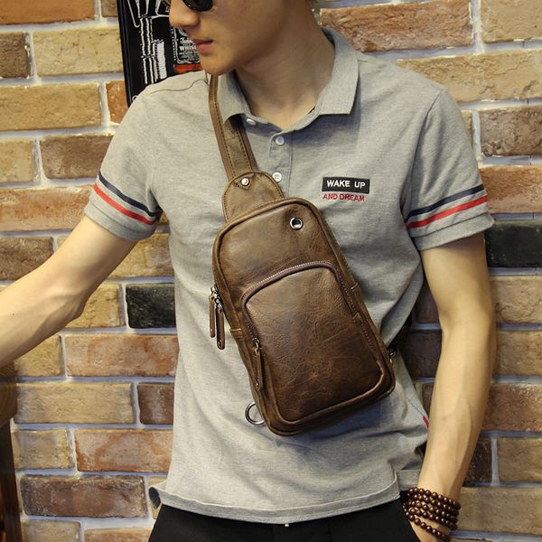 

tidog purse cortical bag man fashion chest bag