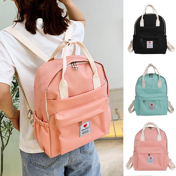 

school bags backpack new fashion women's simple and versatile backpack new leisure travel mochila feminina