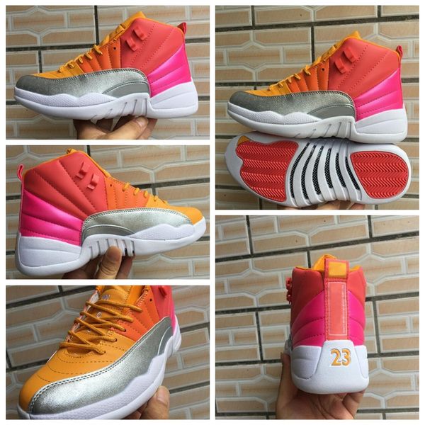 

2020 new 12 gs punch mens basketball shoes racer pink 12s 510815-601 designer sport sneakers eur 40-47