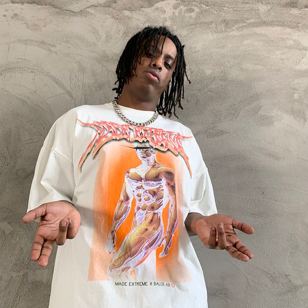 

uncledonjm крупногабаритные мужские футболки harajuku смешной печати tshirt мужчины hip hop cotton streetwear tee shirt homme топы тройники, White;black