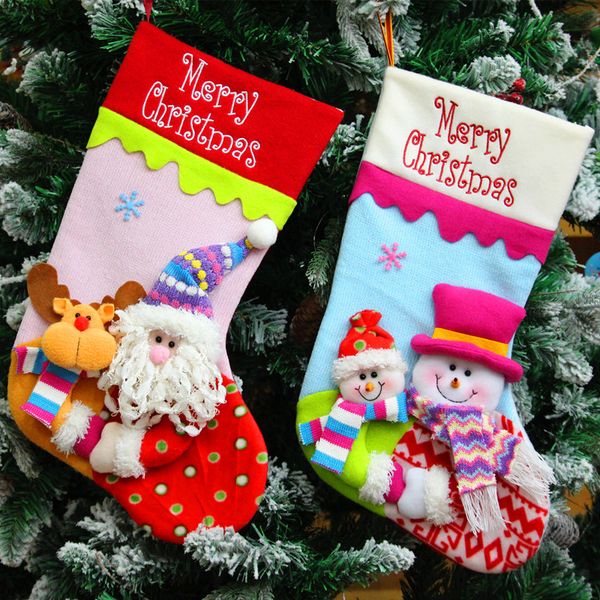 

christmas decorations socks the new santa claus widgets christmas decorations hang stockings embroidery stockings