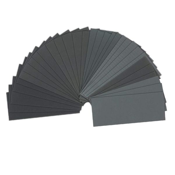 

sandpaper, 90 pcs 400 to 3000 grit wet dry sandpaper assortment 9x3.6 inch for automotive sanding - wood furniture finishing