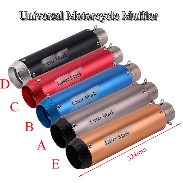 

38-5mm универсальный мотоциклов глушитель выхлопная труба модифицированный выхлопная система труб из нержавеющей стали для zx6r gsx250 tmax5