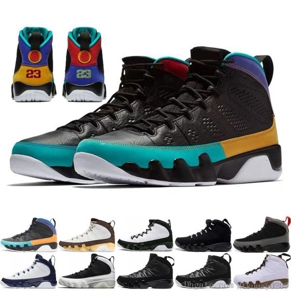 

9 9s dream it do it unc mop melo mens basketball shoes la og space jam men bred anthracite black sports sneakers designer trainers