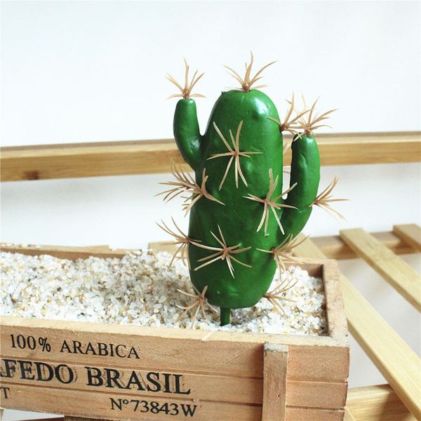 

portable fake simulation cactus succulent artificial flower tropical plant cactus creative home decor