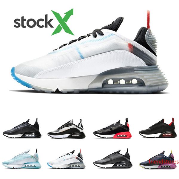

stock x 2090 mens running shoes men women 2090s trainers pure platinum duck camo bred triple black white lava glow sports designer sneakers