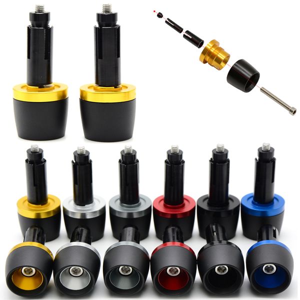 

motorcycle handlebar ends aluminum 22mm universal motor handle bar ends for yamaha street bike