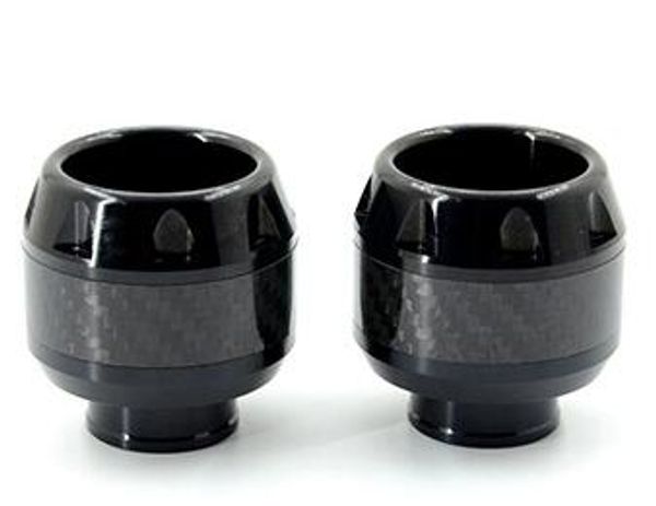 

pair cnc aluminium alloy motorcycle front wheel drop resistance fork cups wbs black
