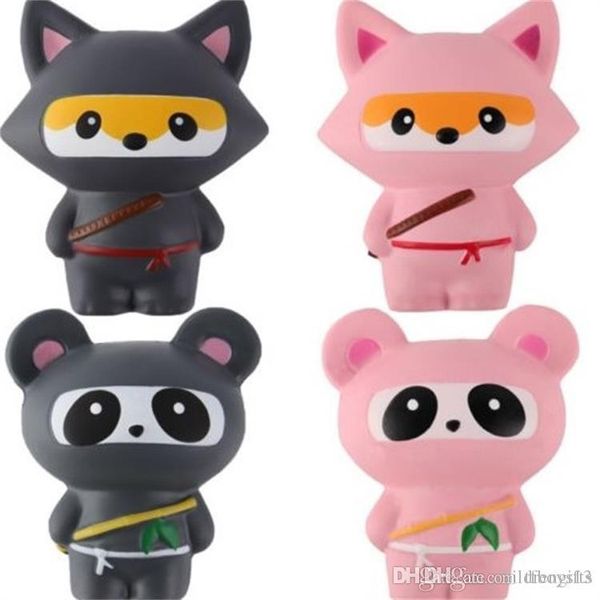 

lxh 14cm squishy cute cat panda slow rising soft squeeze phone straps toys decompression toy phone decor xmas gifts t113