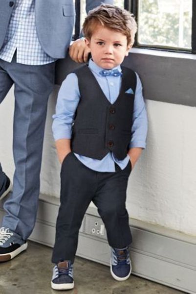 Acheter Personnalisé Gris Foncé Garçon Dété Vêtements De Cérémonie Garçon Tenue Denfant Vêtements Pour Mariage Costumes De Fête Danniversaire