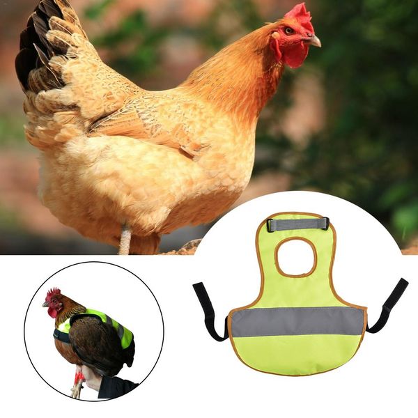 

pet reflective vest chicken clothes poultry hen saddle apron feather protection holder for chicken and duck farm clothing