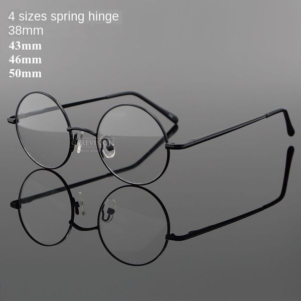 

round frame john lennon harry potter spring glasses metal crown mirror glasses frame available for a long time, Silver