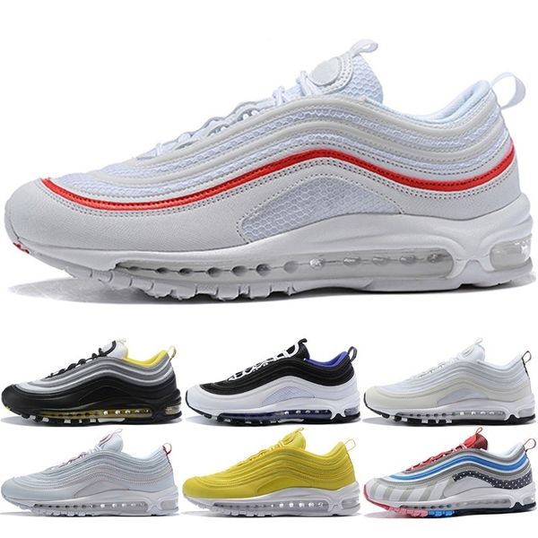 

s og qs tripel white black metallic gold silver bullet prm white 3m mens running shoes women sport designer sneakers 36-45