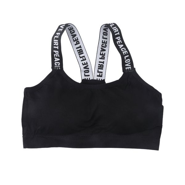 

gym clothing women underwear yoga bra sport  cotton sports thin wrap chest breathable for female, White;black