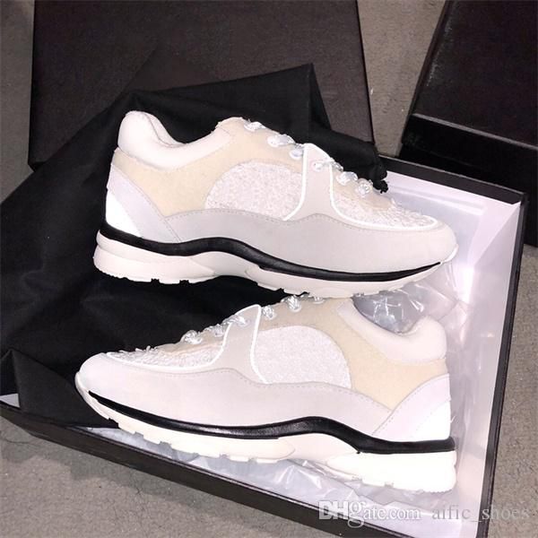 

women calfskin sneaker designer fashion platform shoes white navy blue 8 colors men outdoor party casual trainers basketball shoes us 11, Black