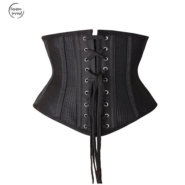 

корсет дышащих женщины сетка талия trainer корсеты корсеты и underbust бюстгальтеры талия cincher похудение корсеты shaper, Black;white