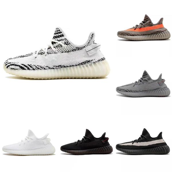 

нове мђжин женин обђв кѬемовй кѬоовки kanye west v2 кѬоовки зебѬа белђга 2,0  Black
