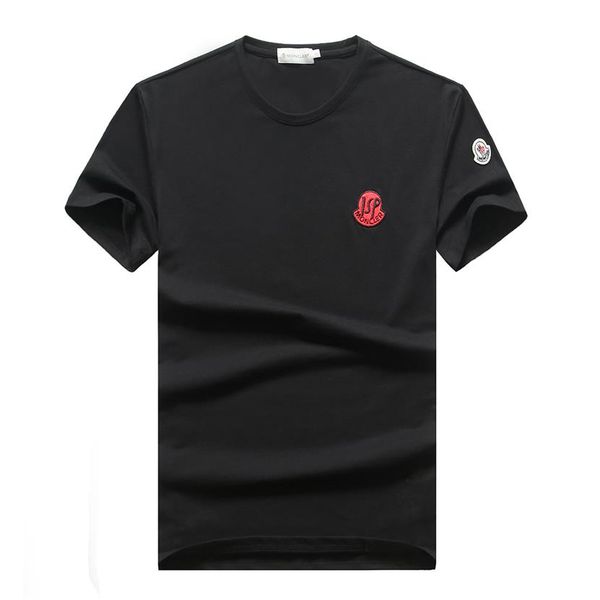 

brand new color fashion logo crew neck t-shirt summer new men women tee hip hop casual t-shirt.aa22, White;black