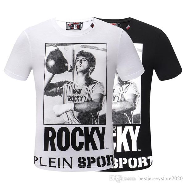 

20ss luxury new fashion luxury высокого качества тавро сливовый ангела мужская футболка череп печать тройник с коротким рукавом мода t-shirt, White;black