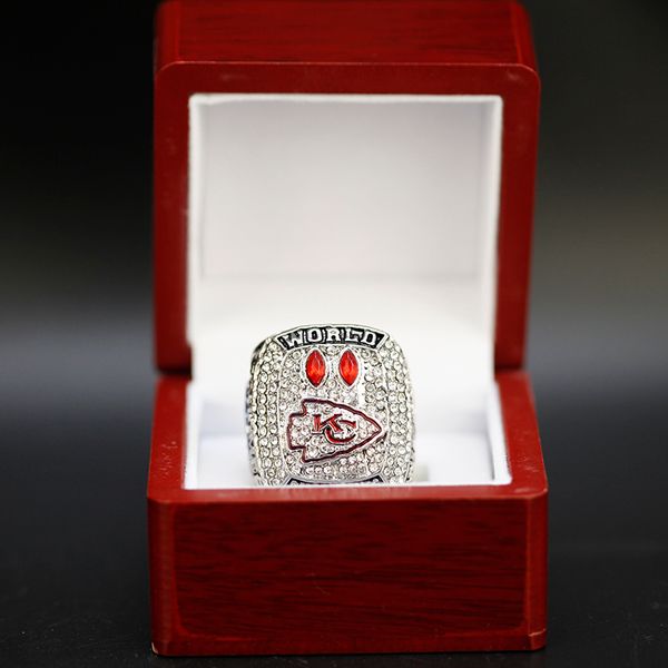 

2019-2020 kansas city chiefsworld football championship ring fan gift wholesale ing, Golden;silver