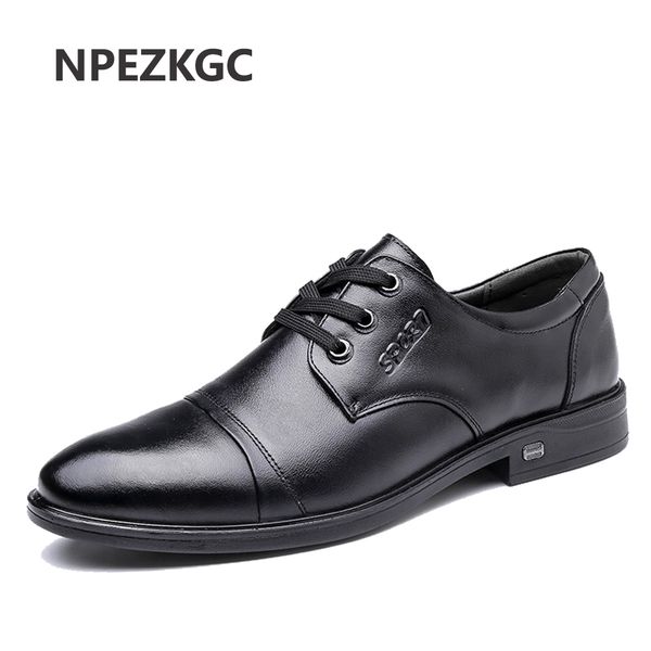 

npezkgc men italy designer shoes leisure flat brand spring formal casual dress mens flats oxford shoes loafers, Black
