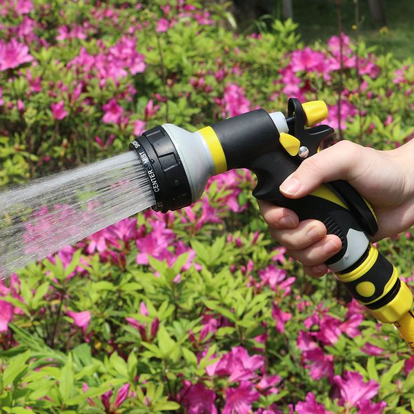 

abs садовый шланг сопла 8 way pattern шланга spray nozzle высокого давления сад полив автомойка питомцы душ ванная cleaning