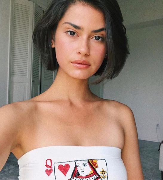 

playing card embroidered tube new t-shirt fsmhv, Black