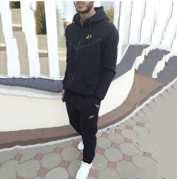 

Iol 13 nike men track uit for men 2 piece et jacket port wear men track uit hoodie pring autumn clothe hoodie pant, Gray