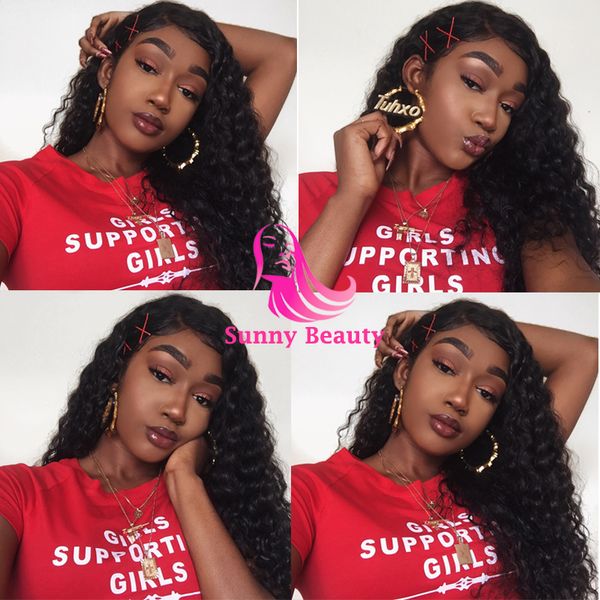 

8a malaysian loose deep wave hair 3 or 4 bundles curly weave wet wavy brazilian peruvian raw indian hair extensions wholesale sale, Black