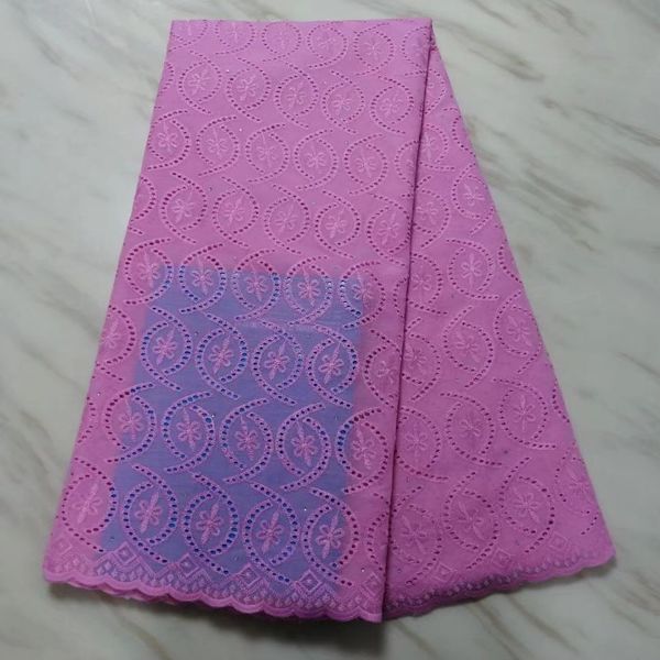 

5yards/pc fashion pink african cotton fabric lattice embroidery swiss voile dry lace for clothes bc89-8, Black;white