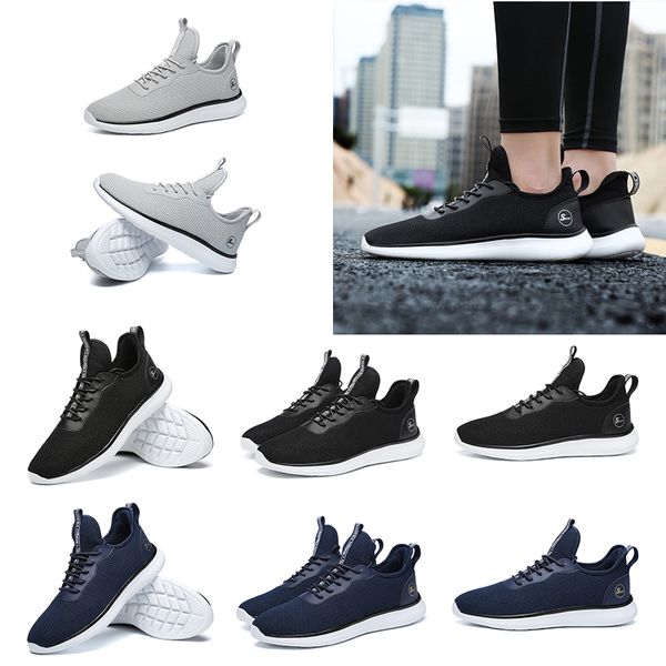 Mavi Düşük Moda Yeni Designer2023 Siyah Gri Mavi Erkekler Ayakkabı Koşuyor Rahat Ucuz Nefes Alabilir Kadın Erkek Ayakkabı Spor Spor ayakkabıları 35-45 Stil 9863