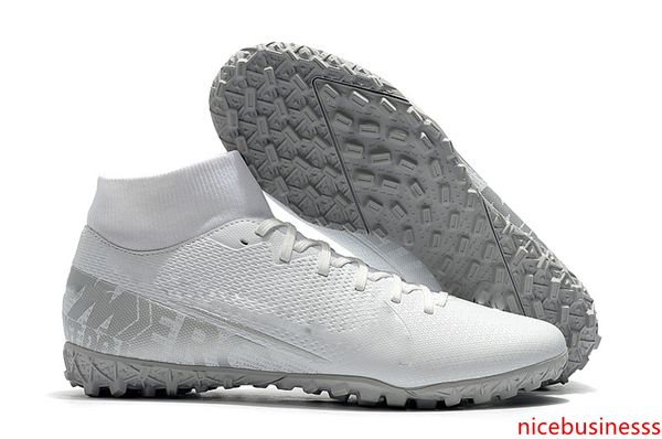 

new arrival mens soccer shoes neymar turf soccer cleats mercurial superfly vii club tf football boots cr7 neymar tacos de futbol
