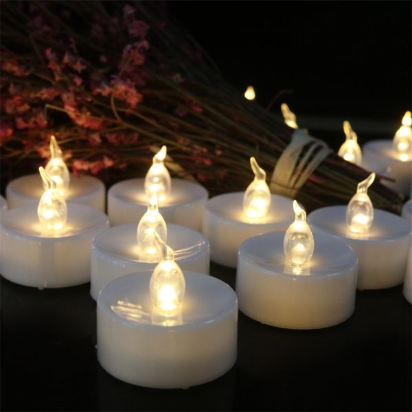 Led Electronic Candles Wedding Decorations Warm White Propose Site