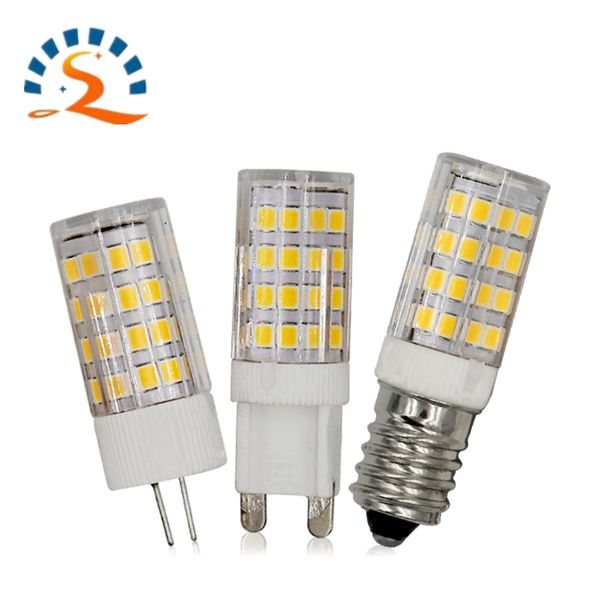 

g4 g9 e14 e12 светодиодная лампа 5w 7w corn лампа 110в 220v теплый белый кристаллический lightchandelier шарик